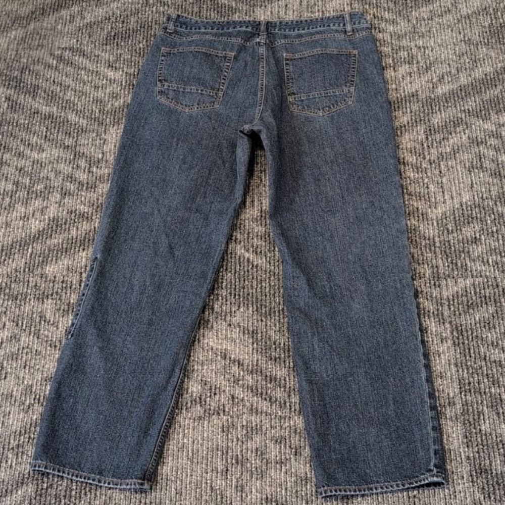 Sun + Stone Patch Jeans Men's Relaxed Fit Med Wash 38x32 - Picture 4 of 13